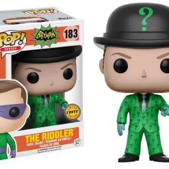 Best Sale 💯 Funko DC 1966 TV Series POP! Heroes The Riddler Vinyl Figure #183 [With Hat, Chase Version] ❤️