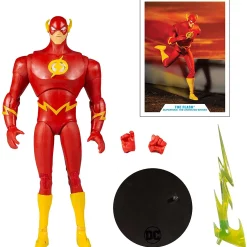 Cheap 💯 McFarlane Toys DC Multiverse The Flash Action Figure [The Animated Series] 👍 -DC Comics Shop 15190animatedflash inset4
