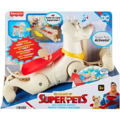 Deals 👍 Fisher Price DC League of Super-Pets Rev & Rescue Krypto Action Figure ❤️