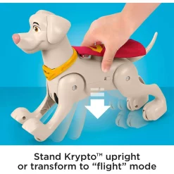 Deals 👍 Fisher Price DC League of Super-Pets Rev & Rescue Krypto Action Figure ❤️ -DC Comics Shop 194735051144 inset3