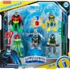 Deals 💯 Fisher Price DC Super Friends Imaginext Batman Battle Multipack [Batman, Poison Ivy, Batgirl, Robin & Bane] ❤️ -DC Comics Shop 194735060887