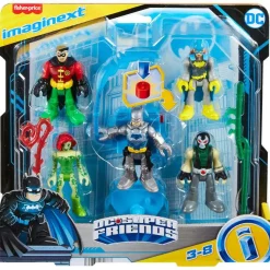 Deals 💯 Fisher Price DC Super Friends Imaginext Batman Battle Multipack [Batman, Poison Ivy, Batgirl, Robin & Bane] ❤️