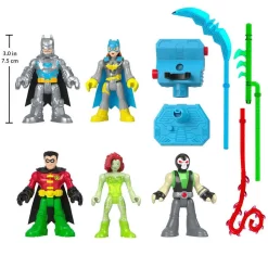 Deals 💯 Fisher Price DC Super Friends Imaginext Batman Battle Multipack [Batman, Poison Ivy, Batgirl, Robin & Bane] ❤️ -DC Comics Shop 194735060887 inset2