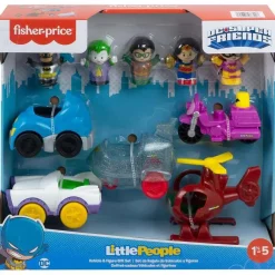 Budget ✔️ Fisher Price DC Super Friends Little People Vehicle & Figure Gift Set ✨
