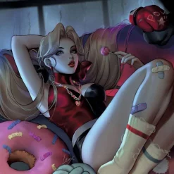 Best deal 👏 DC Comics Harley Quinn #23 2022 Comic Book [Lesley Leirix Li Variant B] 👏