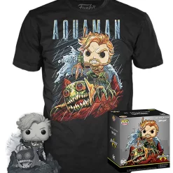 Buy ⭐ Funko DC Collection by Jim Lee POP! Tees Aquaman Exclusive Vinyl Figure & T-Shirt [Large] ✔️