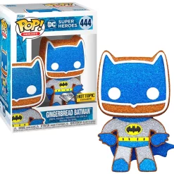Best Sale 🥰 Funko DC Holiday POP! Heroes Gingerbread Batman Exclusive Vinyl Figure [Diamond Collection] ❤️