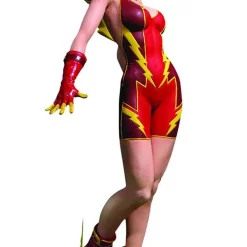 Discount ⌛ DC Ame-Comi Heroine Series Jesse Quick as The Flash 9-Inch PVC Statue [Damaged Package] ✔️