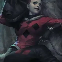 Coupon ⌛ DC Dark Nights #2 of 6 Death Metal Comic Book [Stanley "Artgerm" Lau Harley Quinn Variant Cover] ❤️