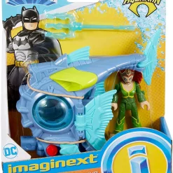 Deals โค๏ธ Fisher Price DC Super Friends Imaginext Aquaman Mera & Battle Sub Figure Set ๐
