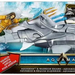Best deal 😉 DC Aquaman & Warrior Shark Action Figure Set [Damaged Package] ⌛