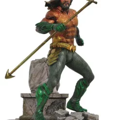 Discount 🌟 DC Gallery Aquaman 9-Inch Collectible PVC Statue [Movie Version, Damaged Package] 🎉