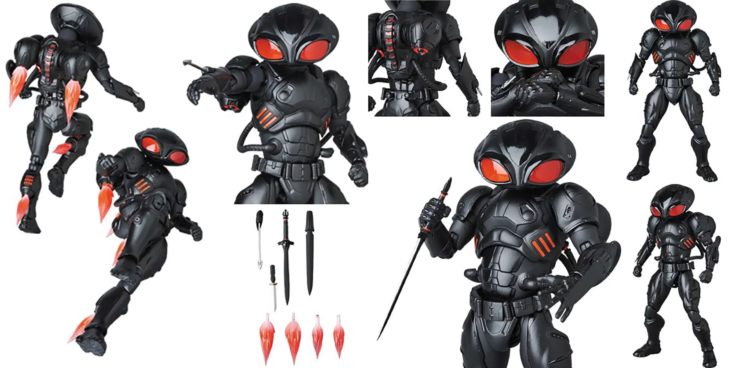 Discount 🎉 DC Aquaman MAFEX Black Manta Action Figure 🎁 7 Discount 🎉 DC Aquaman MAFEX Black Manta Action Figure 🎁 - Image 5