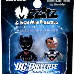 Buy โญ Mini Mez-Itz Series 2 Batman Beyond & Cyborg 2-Inch Vinyl Figure 2-Pack ๐