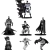 Cheap ⌛ Black & White Batman Set 4 3.75-Inch Mini Statue Box [7 Statues!] 🎁 -DC Comics Shop batmanblackwhite7set4