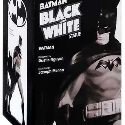 Brand new ❤️ Black & White Batman 7.6-Inch Statue [Dustin Nguyen, Damaged Package] 🌟