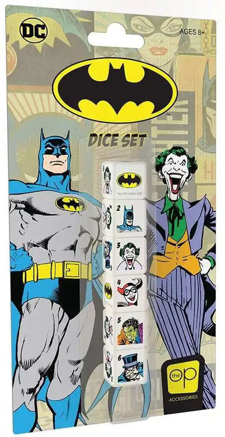 Cheap ⭐ DC Batman Dice Set ❤️ 3 Cheap ⭐ DC Batman Dice Set ❤️