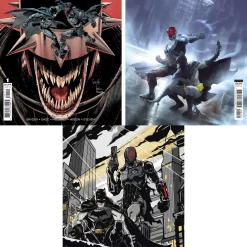 Cheapest 🎉 DC Comics Batman / Fortnite Foundation #1 Set of 3 Comic Books [Main, Variant & Premium Covers, Each Comes with Virtual Item Code to Redeem The Batman Who Laughs Outfit!] 🧨