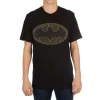 New ⌛ DC Batman Logo Embroidered Mens Tee 😀 Shirt Apparel [Medium] ❤️ -DC Comics Shop batmanlogoembroideredmensteemedium