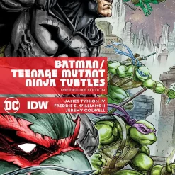 New 🔔 DC Batman / Teenage Mutant Ninja Turtles Deluxe Edition Hard Cover Comic Book 🎉