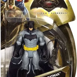 Flash Sale ⌛ DC Batman v Superman: Dawn of Justice Grapnel Blast Batman Action Figure [Gray & Black, Damaged Package] ❤️
