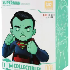 Deals 🔔 DC Artist Alley Superman Exclusive 6.4-Inch PVC Collector Statue [Chris Uminga, Glow-in-the-Dark] ⌛ -DC Comics Shop dcaasuperglow inset2