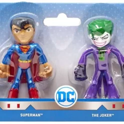 Best Pirce ✔️ DC Justice League Flextreme Batman (Grey), Superman, The Joker & Batman Action Figure 4-Pack 👍