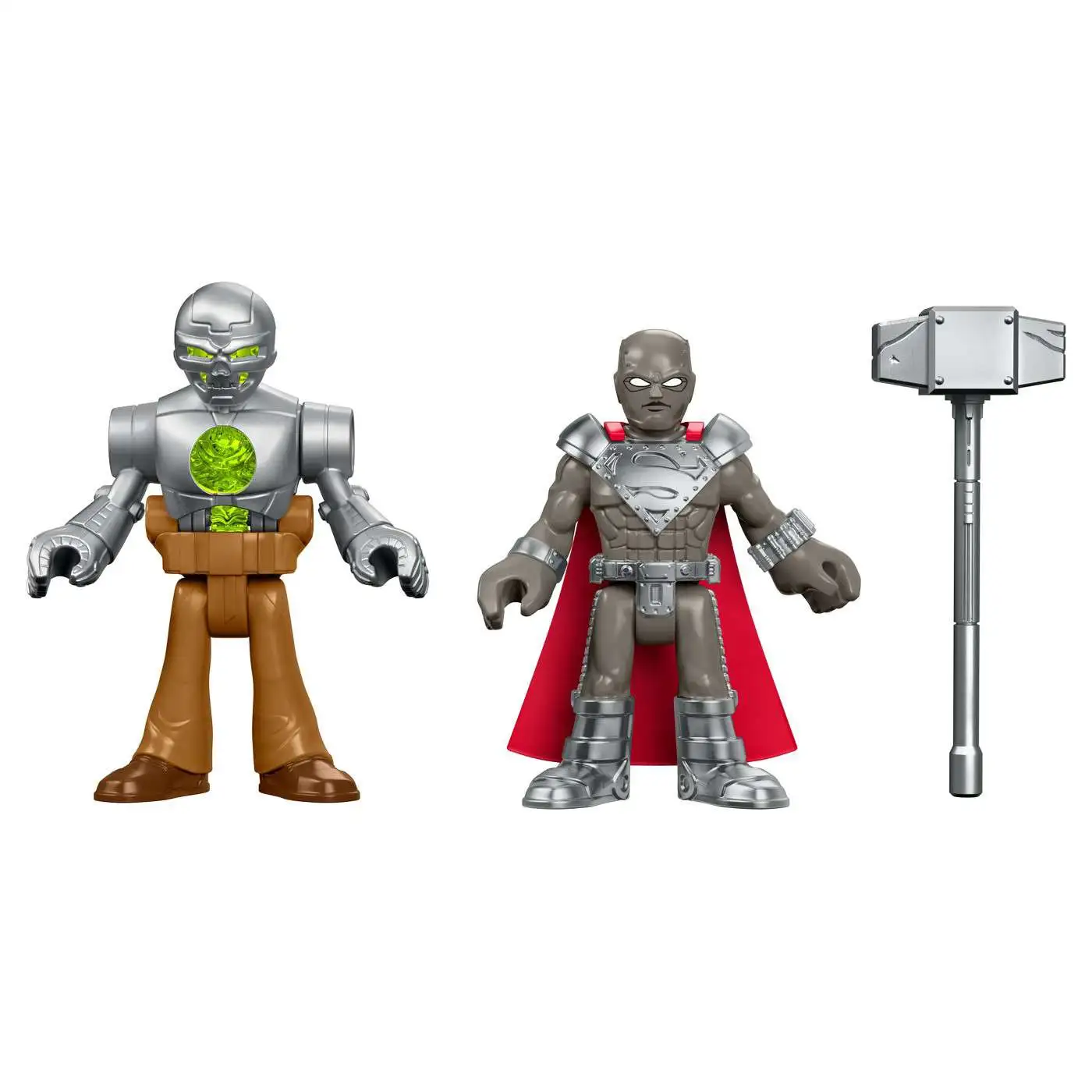 Flash Sale ✨ Fisher Price DC Super Friends Imaginext Steel & Metallo Figure 2-Pack 😉 5 Flash Sale ✨ Fisher Price DC Super Friends Imaginext Steel & Metallo Figure 2-Pack 😉 - Image 3