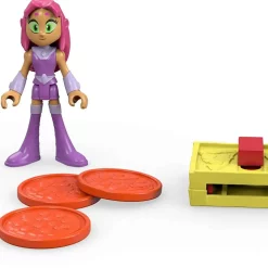 Cheapest 🎁 Fisher Price Teen Titans Go! Imaginext Pizza Party Starfire 3-Inch Figure Set ⭐ -DC Comics Shop dcsimagteentitgopizzastarfire inset3