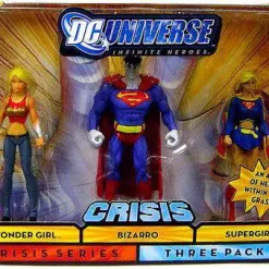 Flash Sale ✨ DC Universe Crisis Infinite Heroes Wonder Girl, Bizarro & Supergirl Action Figures #9 ✨