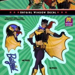 Coupon 💯 DC Bombshells Batgirl Exclusive Vinyl Window Decal ⭐