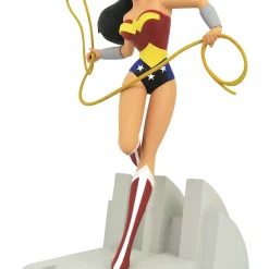 Wholesale 😉 DC Justice League Animated Premiere Collection Wonder 🔔 Woman 12-Inch Statue ✔️