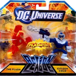 Buy 🤩 DC Universe Flashpoint Action League The Flash & Citizen Cold 3-Inch Mini Figures 🎉