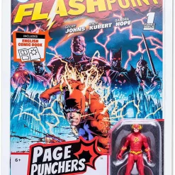 Discount 💯 McFarlane Toys DC Page Punchers The Flash Action Figure & Comic Book [Flashpoint] 😍