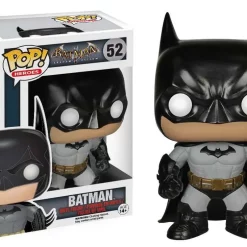 Best Pirce 🌟 Funko Arkham Asylum POP! Heroes Batman Vinyl Figure #52 [Arkham Asylum Black Suit, Damaged Package] 🔔