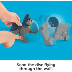 Cheap ✔️ Fisher Price DC League of Super-Pets Disk Launch Ace Action Figure Set 🔔 -DC Comics Shop fpspdisclaunchace inset3