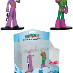 Brand new 😍 Funko DC Hero World Series 1 The Joker & Lex Luthor Exclusive 4-Inch Vinyl Figure 2-Pack ⭐