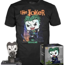 Best Sale 🤩 Funko DC Collection by Jim Lee POP! Tees The Joker Exclusive Vinyl Figure & T-Shirt [Hush, Large] ⌛