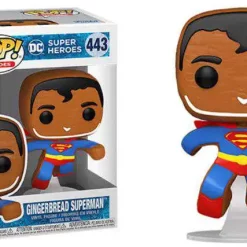 Top 10 🛒 Funko DC Holiday POP! Heroes Superman Vinyl Figure #443 [Gingerbread Version] (Pre-Order ships February) ✔️