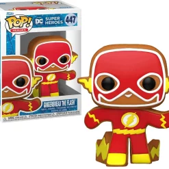 Wholesale ✨ Funko DC Holiday POP! Heroes Flash Vinyl Figure #447 [Gingerbread Version] 😍