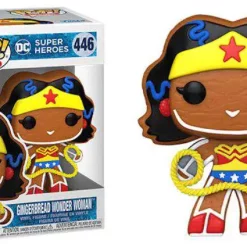 Budget 🥰 Funko DC Holiday POP! Heroes WW Vinyl Figure #446 [Gingerbread Version] 🔔