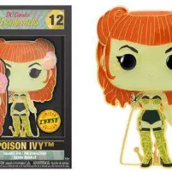 Outlet ✔️ Funko DC Comics POP! Pin Poison Ivy Large Enamel Pin #12 [Glow Chase Version] ⌛