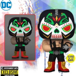 Deals 🛒 Funko Dia De Los DC POP! Heroes Bane Exclusive Vinyl Figure #412 [Glow-in-the-Dark] ⭐ -DC Comics Shop funkodiadelosbaneglow inset3
