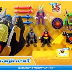Cheapest ❤️ Fisher Price Imaginext DC Super Friends Batman & Robin (and Joker) Exclusive Gift Set [Damaged Package] ⭐