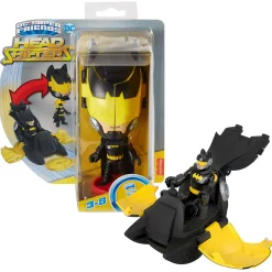 Discount 🔔 Fisher Price DC Super Friends Imaginext Head Shifters Batman & Batwing Figure Set ✨