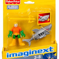 Cheap 👏 Fisher Price DC Super Friends Imaginext Aquaman & Robo Shark 3-Inch Mini Figure 😍
