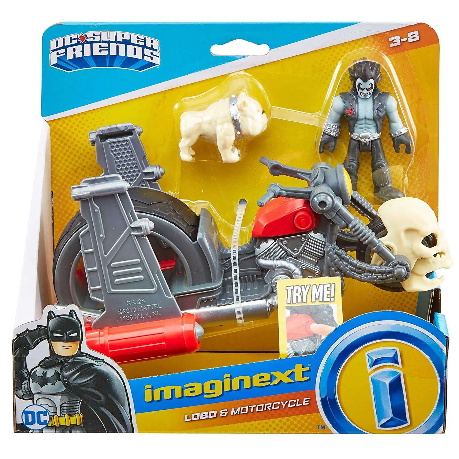 Discount 🧨 Fisher Price DC Super Friends Imaginext Lobo & Motorcycle 3-Inch Figure Set ❤️ 3 Discount 🧨 Fisher Price DC Super Friends Imaginext Lobo & Motorcycle 3-Inch Figure Set ❤️