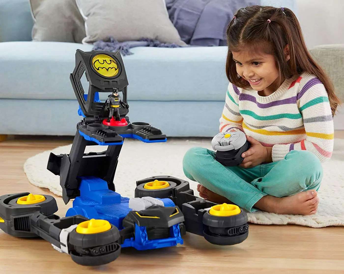 Brand new ✔️ Fisher Price DC Super Friends Imaginext Transforming Batmobile 3-Inch R/C Vehicle ✔️ 7 Brand new ✔️ Fisher Price DC Super Friends Imaginext Transforming Batmobile 3-Inch R/C Vehicle ✔️ - Image 5