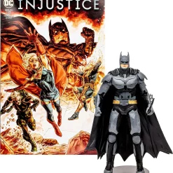 Best Pirce 🧨 McFarlane Toys DC Page Punchers Batman Action Figure & Comic Book [Injustice 2] (Pre-Order ships January) 🎁