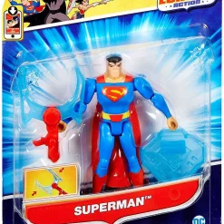 Buy ⌛ Justice League Action JLA Power Connects Superman Action Figure [4.5"] 👏
